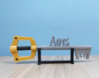 Personalized Kingdom Keyblade with Custom Name | Kingdom Hearts Inspired | KH Font | 3D Printed