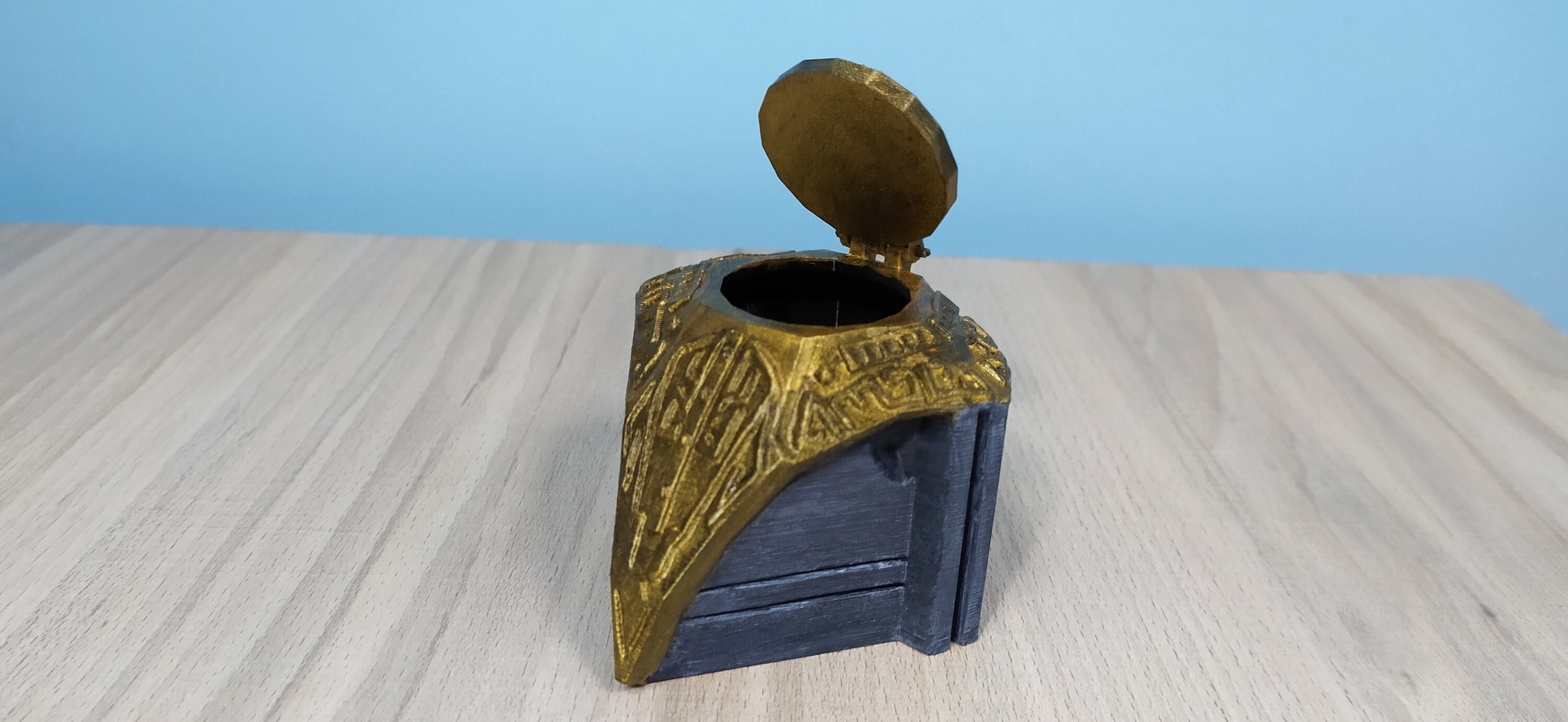 Dwemer Chest From Skyrim Multiple Sizes Hinged With Etsy