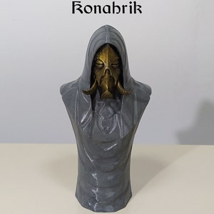 Dragon Priests Busts from Skyrim Hand Painted 3D Printed Konahrik