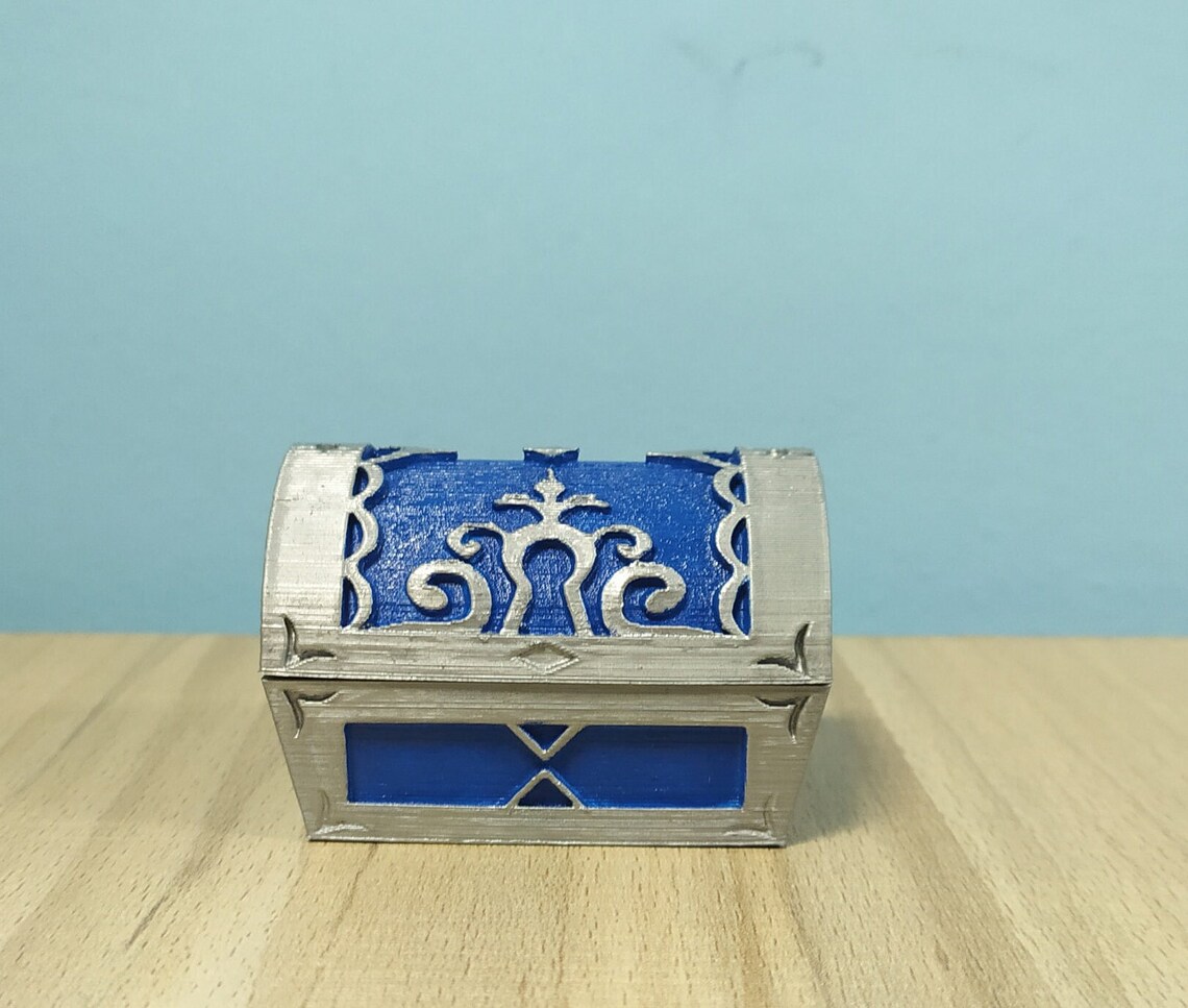 Custom Colored KH Chest kingdom Hearts Inspired Hinged Etsy