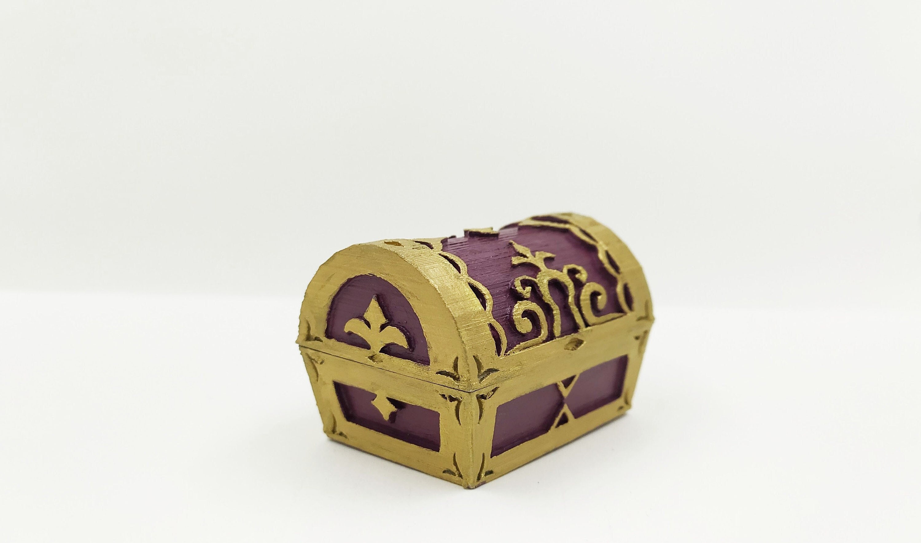 人気が高い  Treasure Purple Chest Hinged | Inspired) Hearts (kingdom | 置物