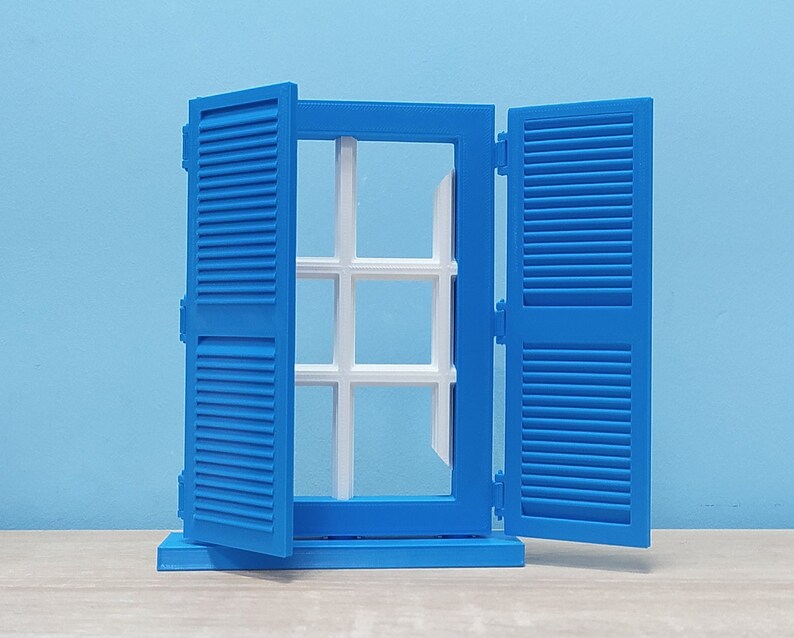 Replica Windows Decor Functional Opening Windows Unique Gift 3D Printed image 7