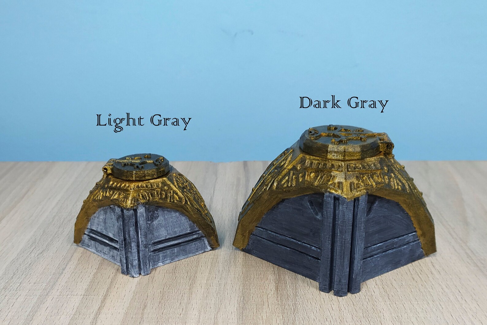 Dwemer Chest From Skyrim Multiple Sizes Hinged With Etsy