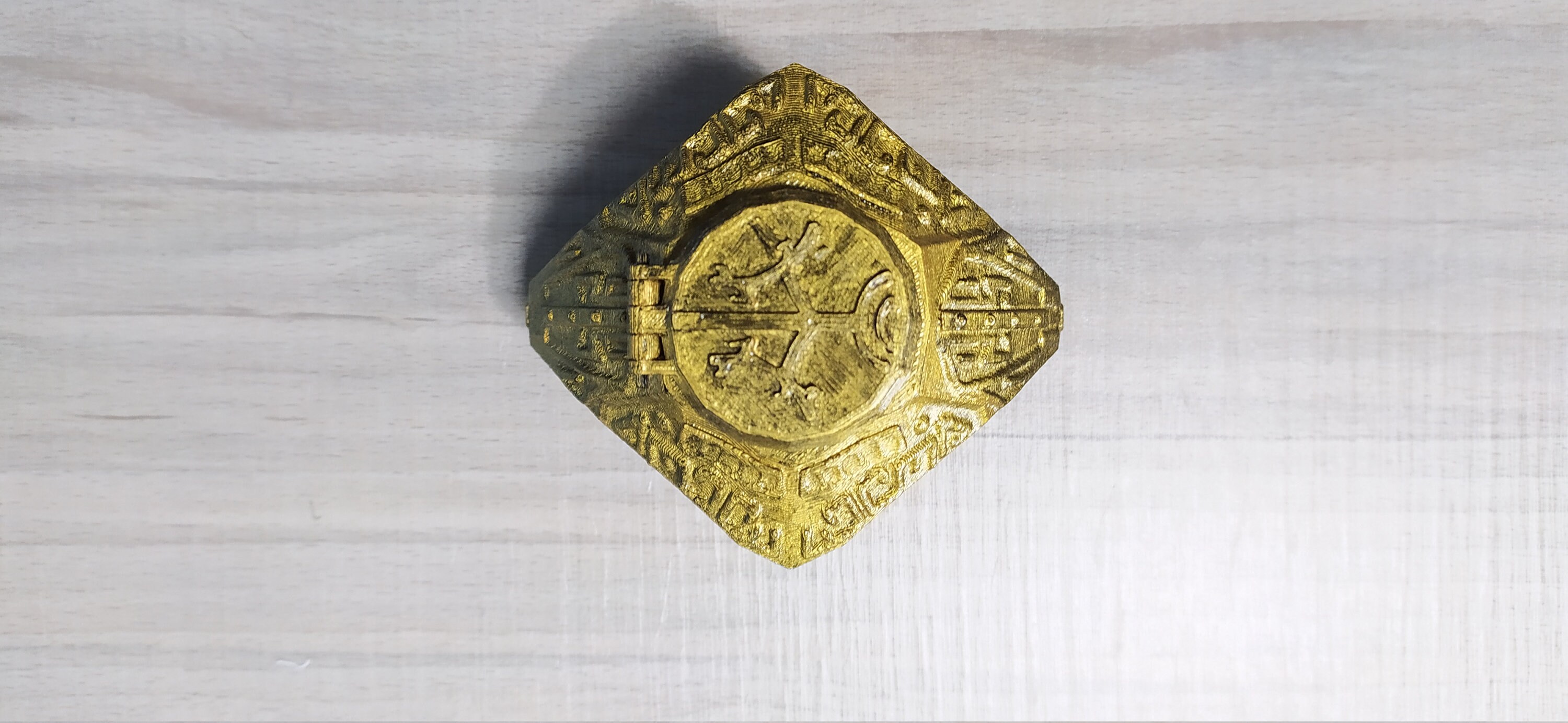 Dwemer Chest From Skyrim Multiple Sizes Hinged With Etsy