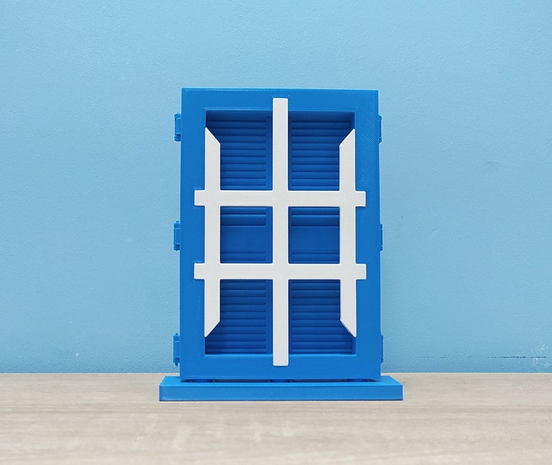 Replica Windows Decor Functional Opening Windows Unique Gift 3D Printed image 3