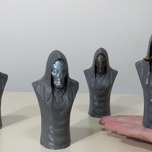 Dragon Priests Busts from Skyrim Hand Painted 3D Printed image 5