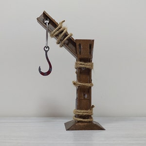 DBD Solo Hook Ring Holder Figurine Prop Fanart Hand Painted 3D Printed image 6