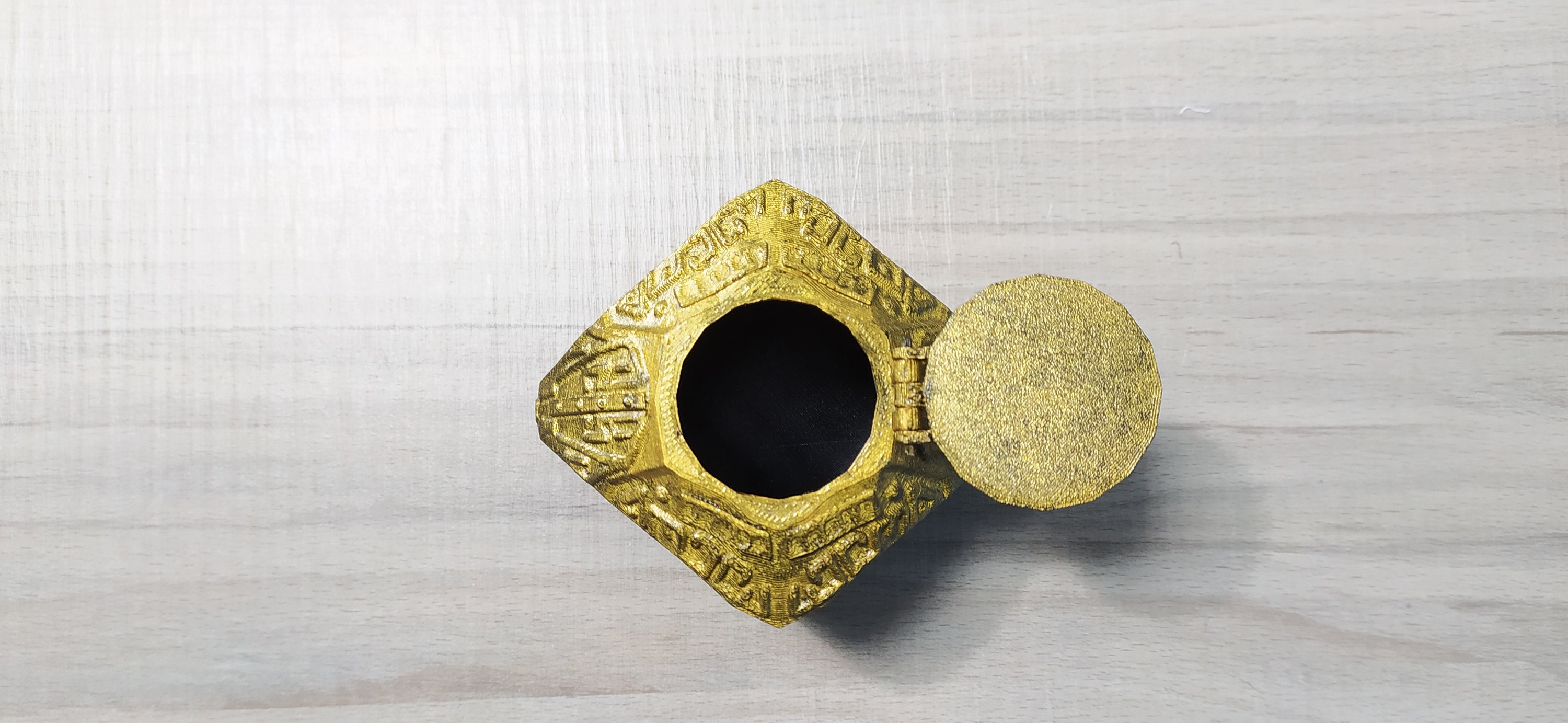 Dwemer Chest From Skyrim Multiple Sizes Hinged With Etsy