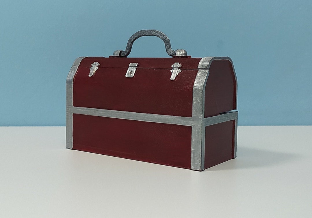 DBD Toolbox Storage Container Functional Red Variation Hand Painted 3D