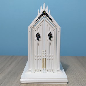 Kingdom Hearts Door to Darkness | Tealight Candle Holder with Hinged Doors that open and close | 3D Printed