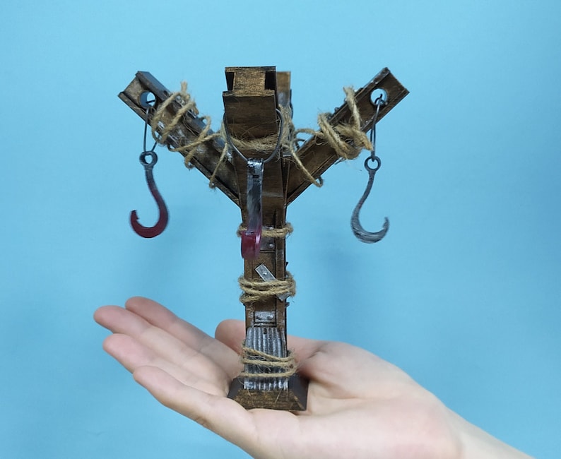 DBD Basement Hook Ring Holder Figurine Prop Fanart Hand Painted 3D Printed image 10