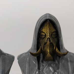 Dragon Priests Busts from Skyrim Hand Painted 3D Printed image 2