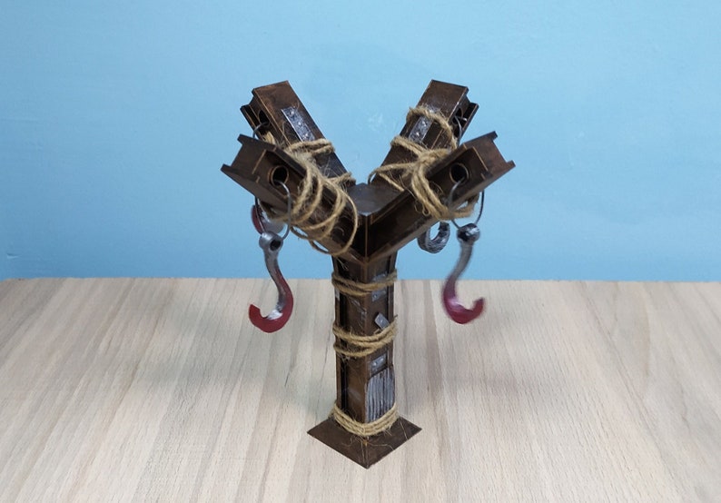 DBD Basement Hook Ring Holder Figurine Prop Fanart Hand Painted 3D Printed image 1