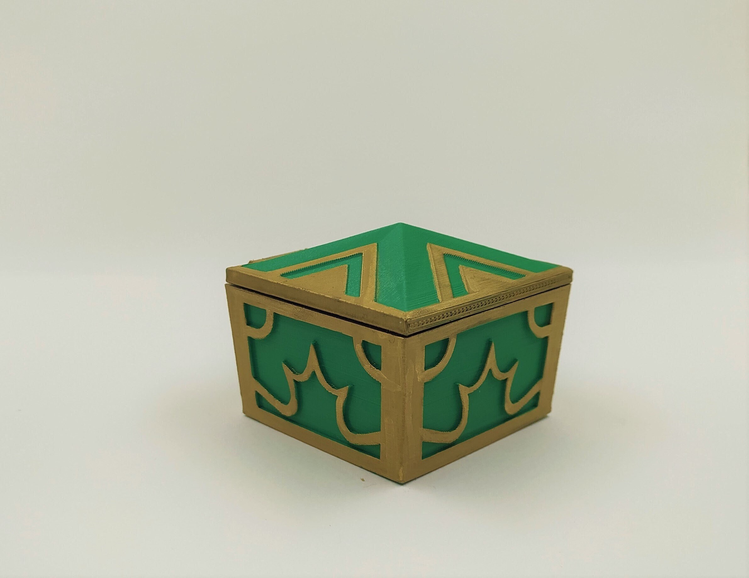 Green Treasure Chest kingdom Hearts Inspired Hinged With Etsy