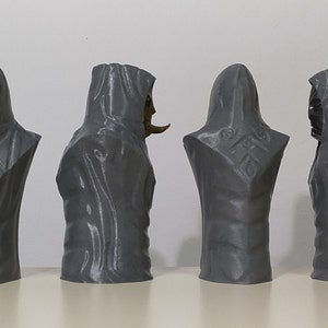 Dragon Priests Busts from Skyrim Hand Painted 3D Printed image 6