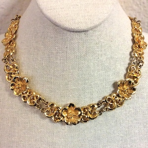 Collier Sautoir Vintage Sonia Rykiel Doré - Plaqué Or Jaune - Occasion Très Bon état