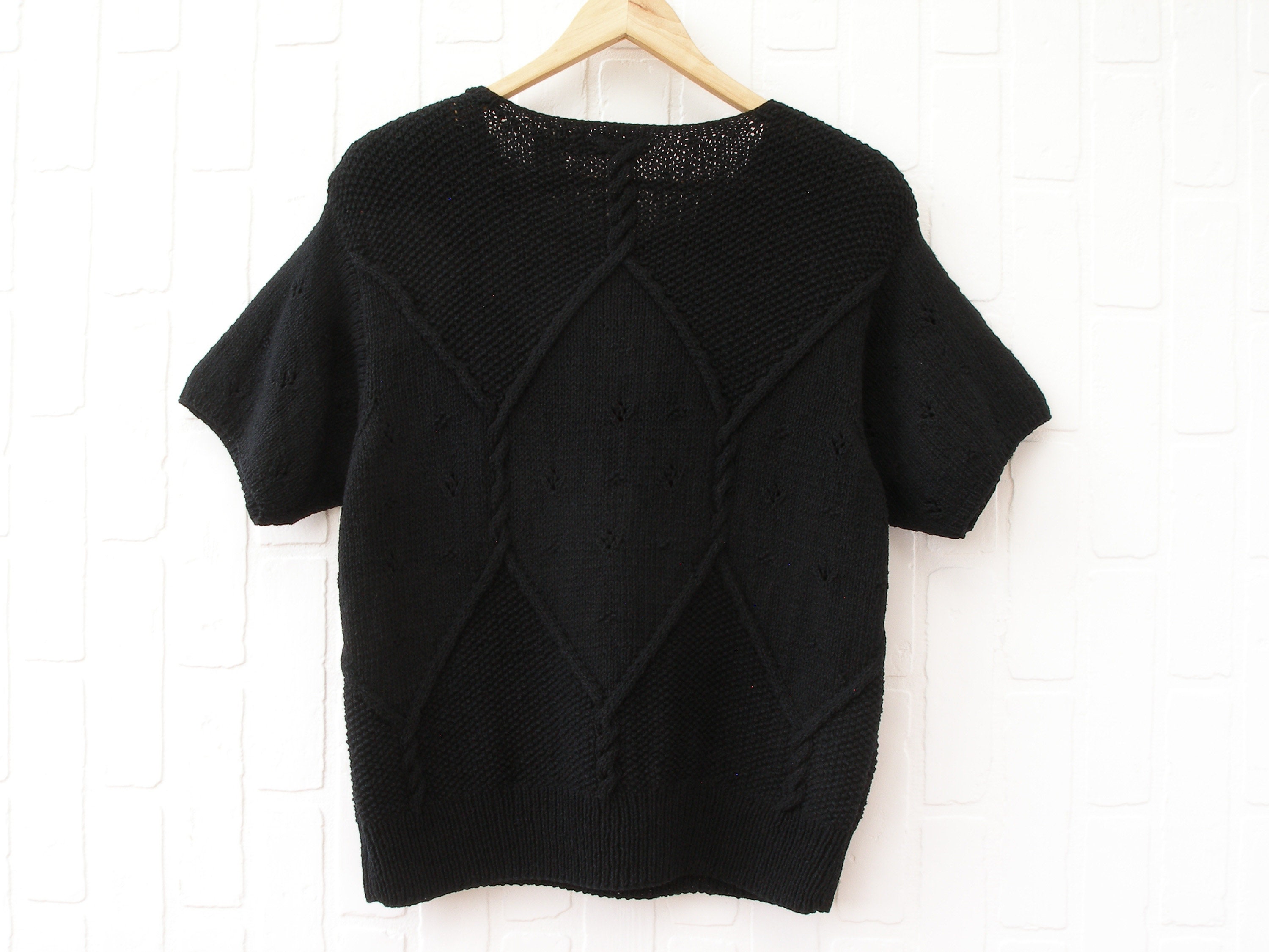 Vintage 90s Floral Short Sleeve Knit Top by Liz Claiborne