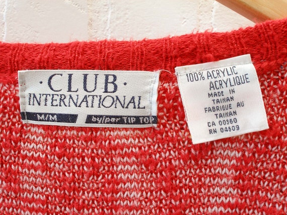 Vintage 1980s oversized acrylic knit sweater | Re… - image 8