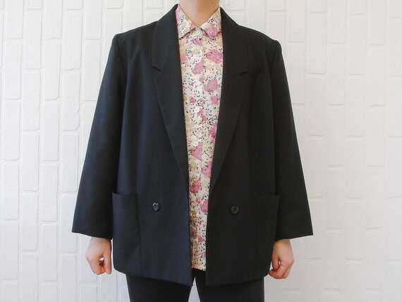 Vintage 1980s black blazer by Eden Creations | Bo… - image 3