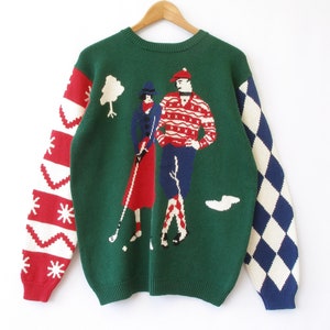 Ugly golf sweater discount