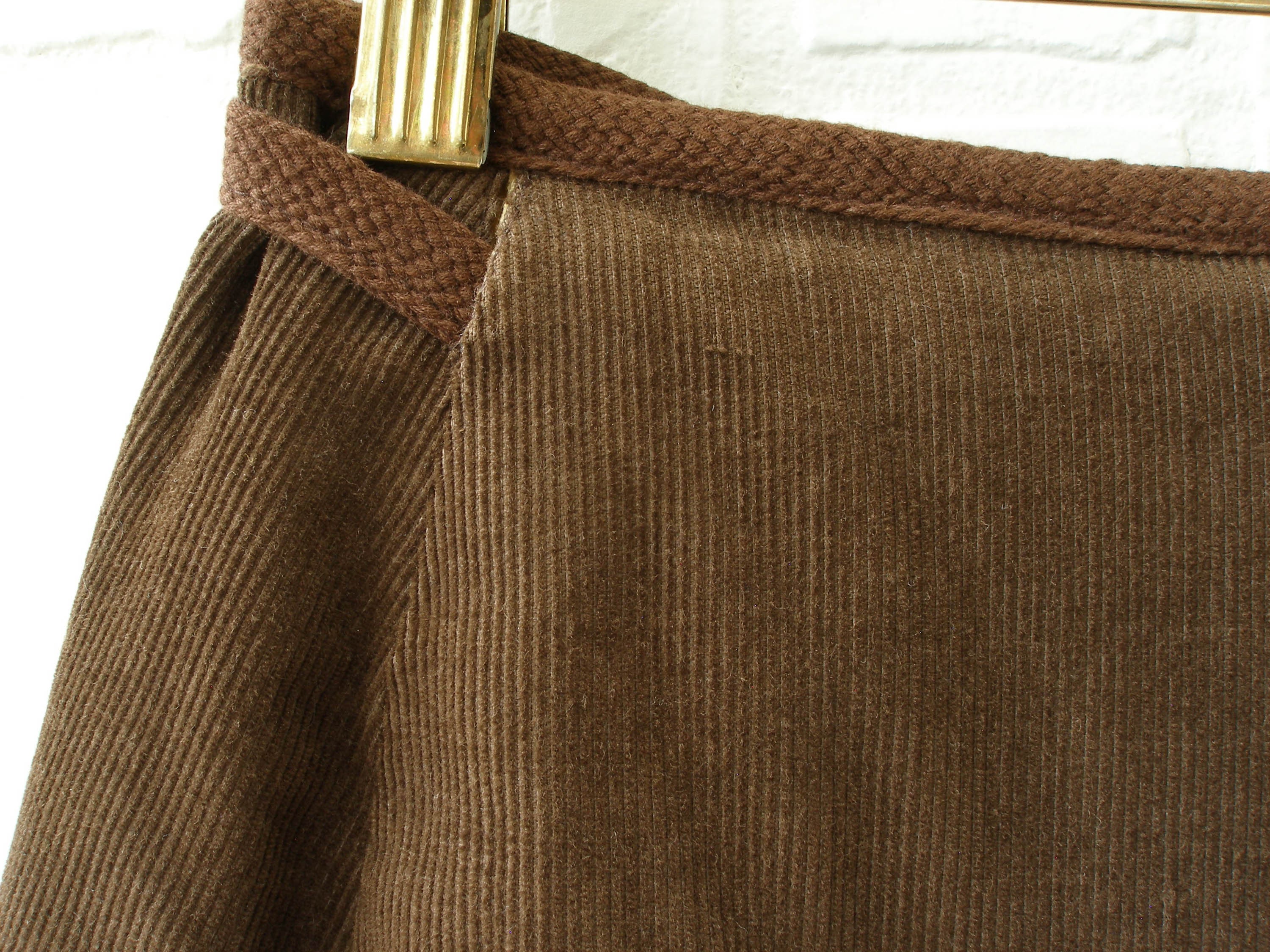Beige Corduroy Dress