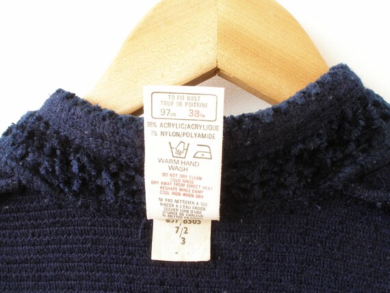 St. Michael Navy Blazer, Tailored Jacket, Made in England, Men's Size Medium polyester navy blue type Vintage Second Hand