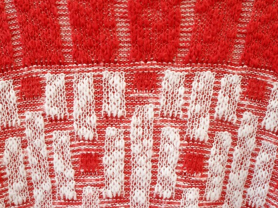 Vintage 1980s oversized acrylic knit sweater | Re… - image 7