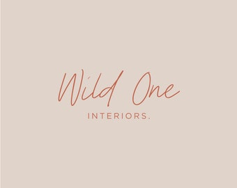 Modern Logo, Photography Logo, Boho Logo, Minimal Logo, Blog Logo, Logo