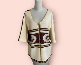 Vintage 70s Cardigan Sweater