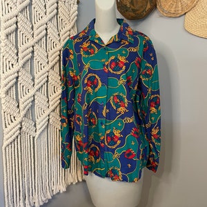 Vintage 80s Blouse image 6