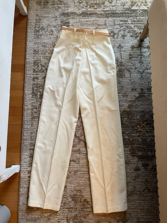 Vintage 70s White Pants - image 8