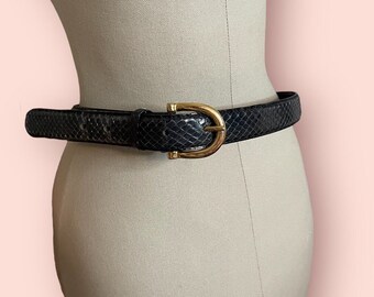 Vintage Snakeskin Belt