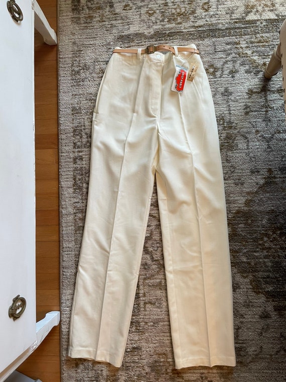Vintage 70s White Pants - image 2