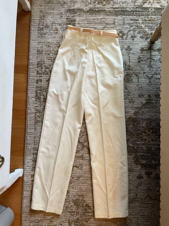 Vintage 70s White Pants - image 6