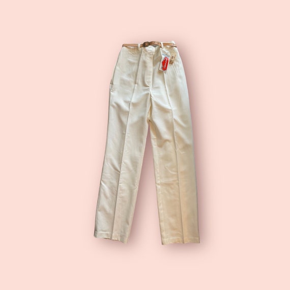 Vintage 70s White Pants - image 1