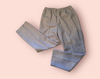 Vintage Elastic Waist Pants