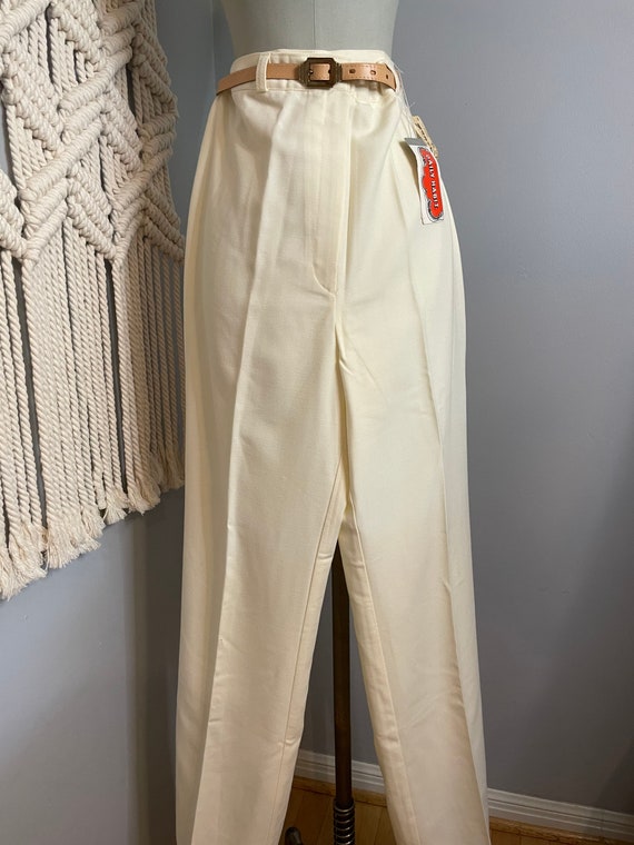 Vintage 70s White Pants - image 5