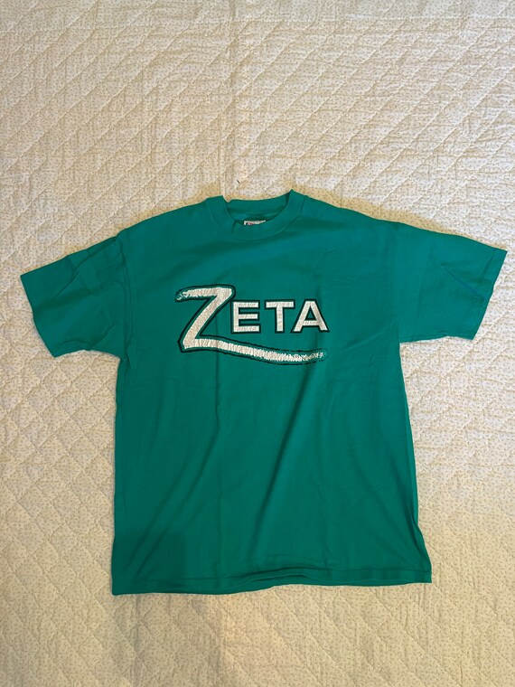 Vintage 90s ZTA Tee Shirt - image 2