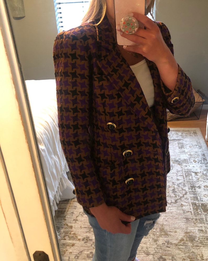 Oversized Carlisle Wool Blazer Vintage