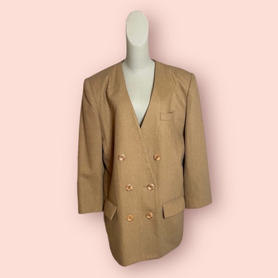 Vintage 80s Oversized Blazer - image 1