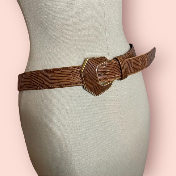 Vintage Leather Belt - image 4