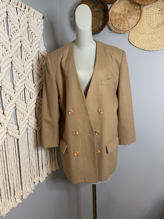 Vintage 80s Oversized Blazer - image 7