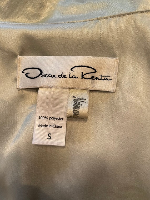 Vintage 90s Oscar De La Renta Robe - image 3