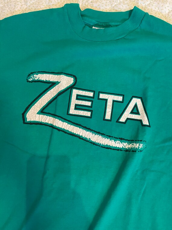 Vintage 90s ZTA Tee Shirt - image 5