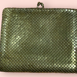 Vintage 60s Gold Aluminum Mesh Wallet