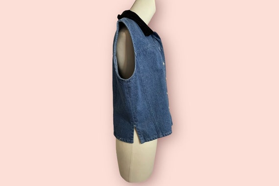 Vintage 90s Denim Vest - image 5