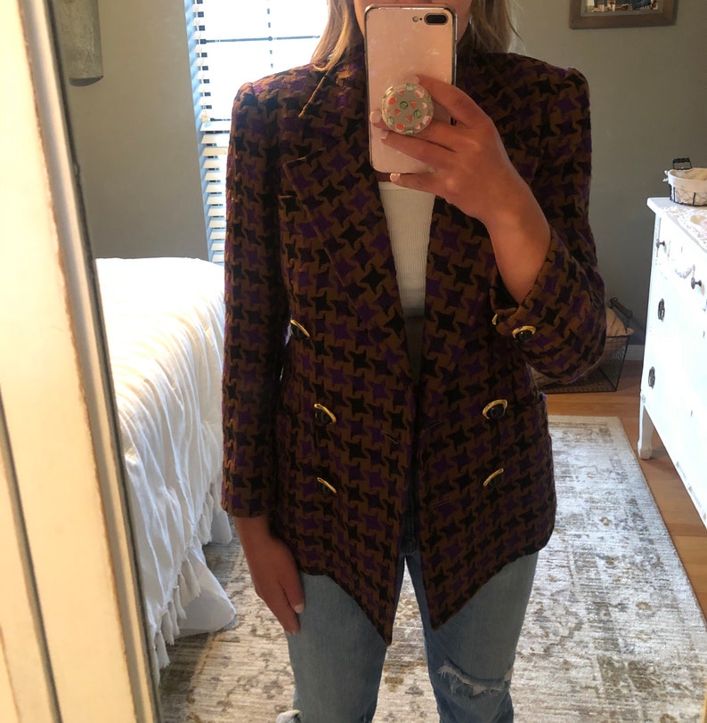 Oversized Carlisle Wool Blazer Vintage