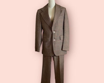 Vintage 70s Wool Suit