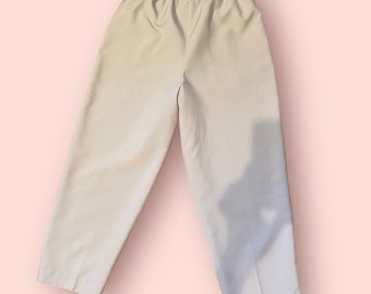 Vintage Elastic Waist Pants