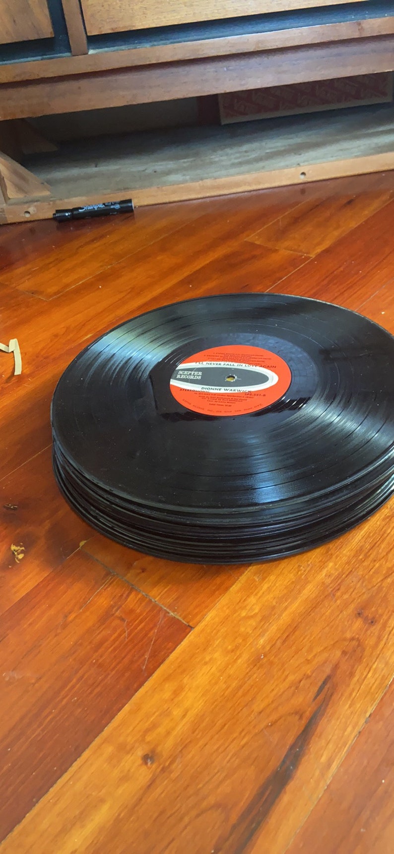 Lot of 5 Vintage Vinyl Records 12 for crafting Etsy